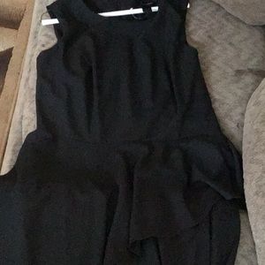 All in one black dress jumper